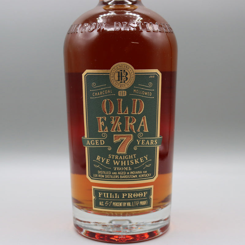 Old Ezra 7 Year Rye Whiskey 750ml.