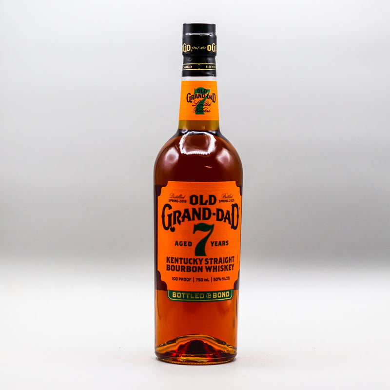 Old Grand-Dad 7 Year Bourbon Whiskey 750ml.