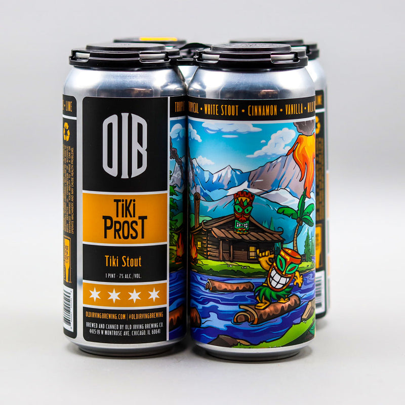 Old Irving Tiki Prost Stout 16 FL. OZ. 4PK Cans