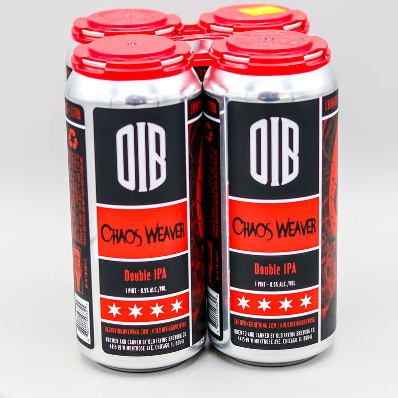 Old Irving Chaos Weaver DIPA 16 FL. OZ. 4PK Cans