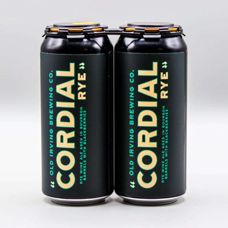 Old Irving Cordial Rye BBA Ale w/Blackberries 16 FL. OZ. 2PK Cans