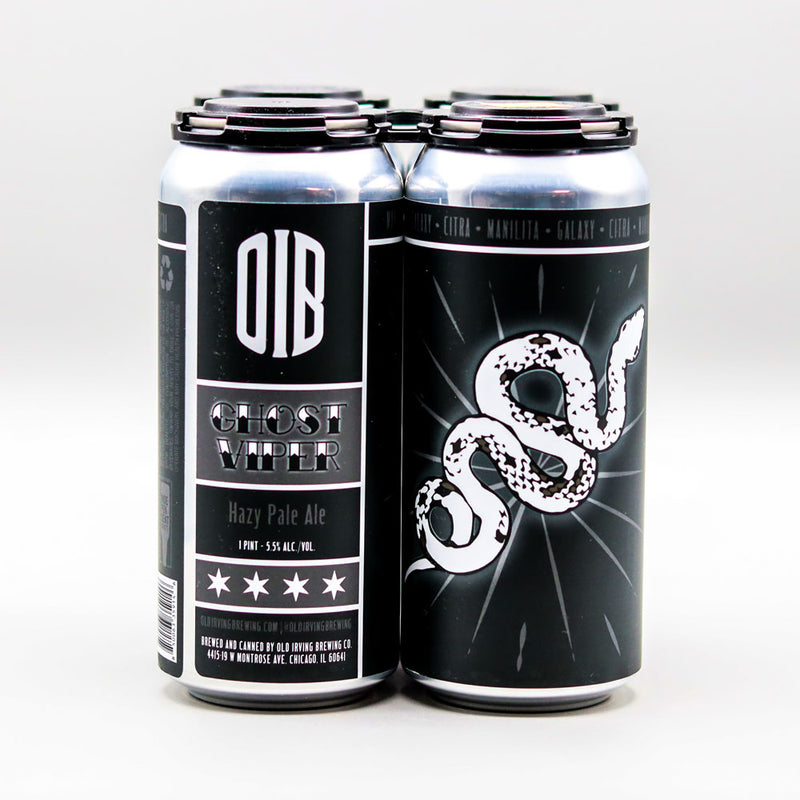 Old Irving Ghost Viper Hazy Pale Ale 16 FL. OZ. 4PK Cans