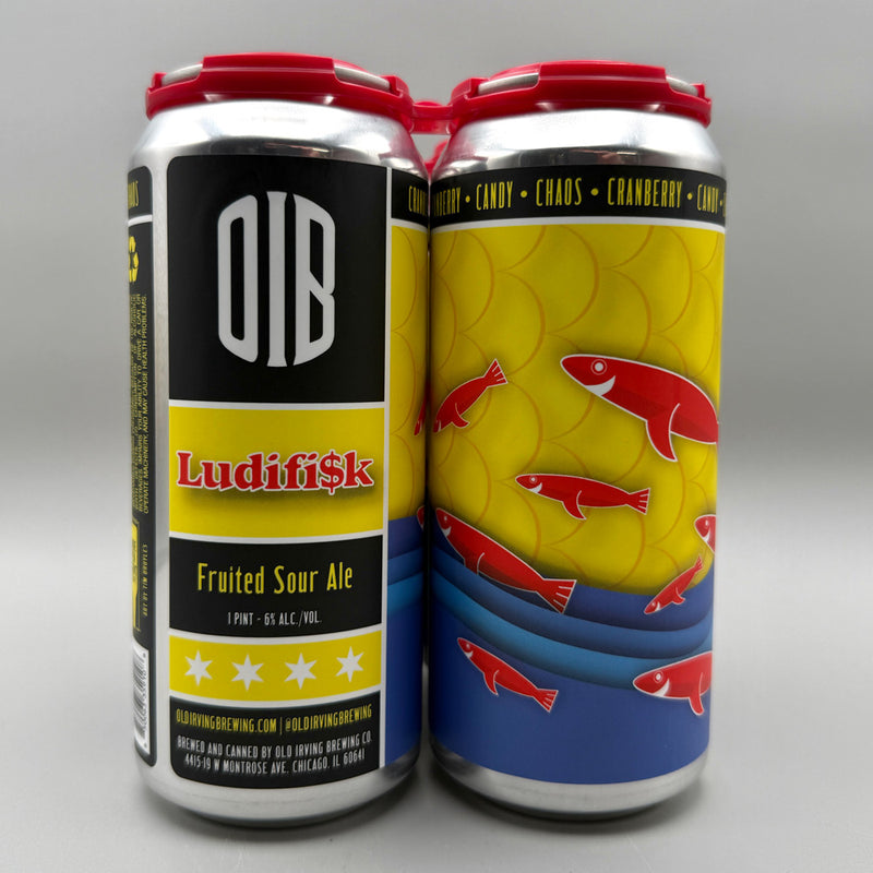 Old Irving Ludifi$k Fruited Sour Ale 16 FL. OZ. 4PK Cans