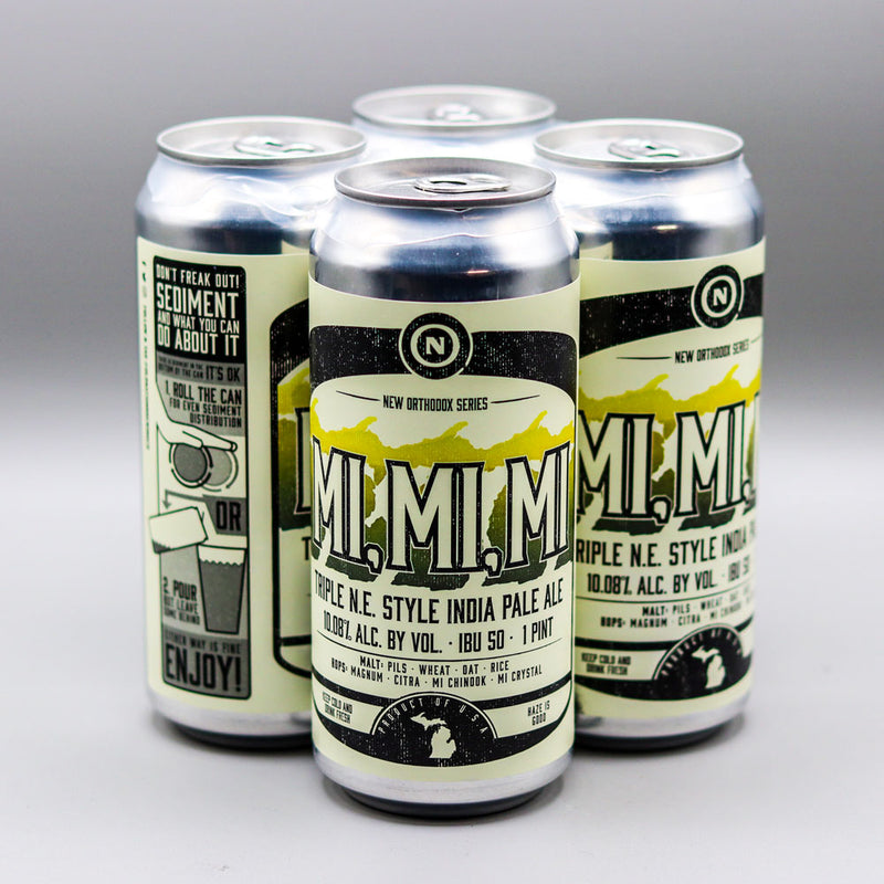 Old Nation MI MI MI Triple Hazy IPA 16 FL. OZ. 4PK Cans