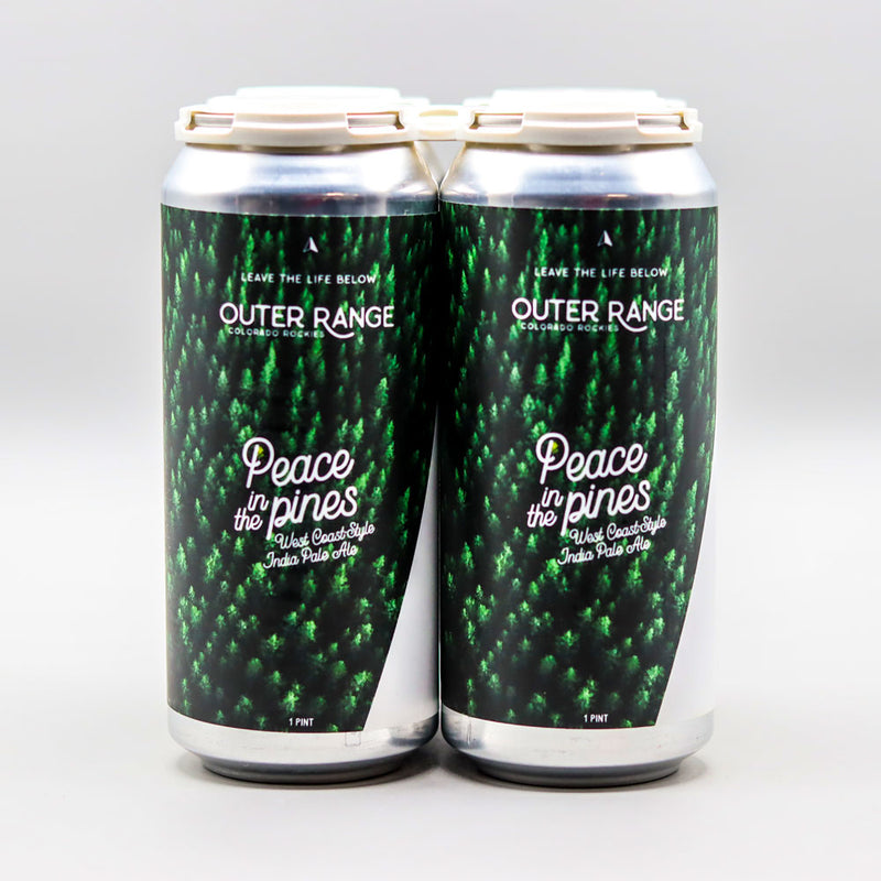 Outer Range Peace In The Pines West Coast IPA 16 FL. OZ. 4PK Cans