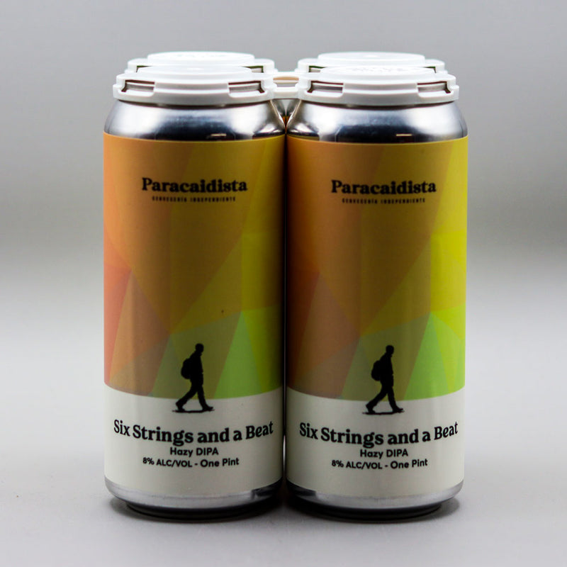 Paracaidista Six Strings and a Beat Hazy DIPA 16 FL. OZ. 4PK Cans