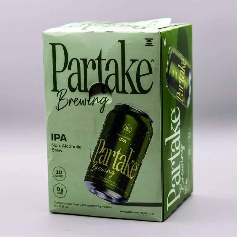 Partake Non Alcoholic IPA 12 FL. OZ. 6PK Cans