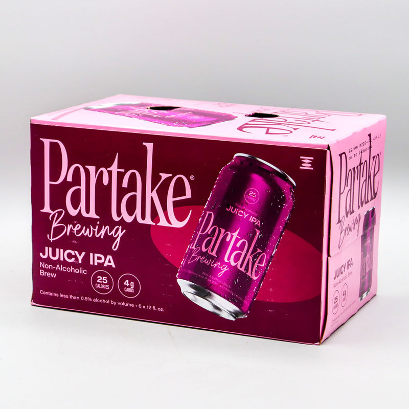 Partake Non Alcoholic Juicy IPA 12 FL. OZ. 6PK Cans