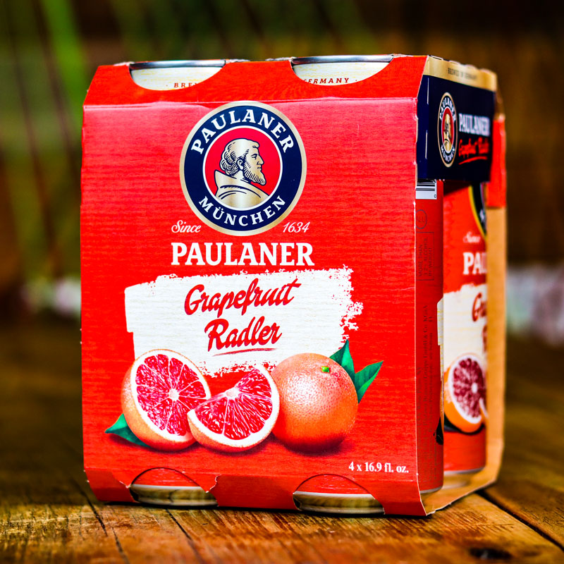 Paulaner Grapefruit Radler 16.9 FL. OZ. 4PK Cans