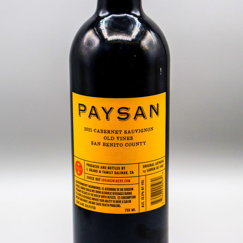 I Brand Wines Paysan Old Vine Cabernet Sauvignon California 750ml