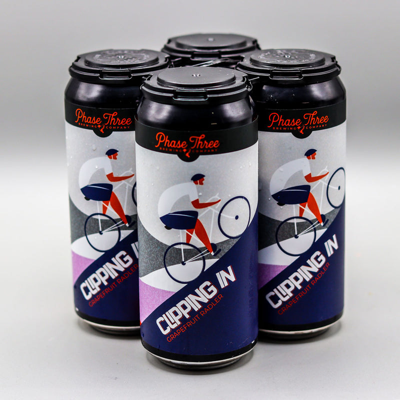 Phase Three Clipping in Grapefruit Radler 16 FL. OZ. 4PK Cans
