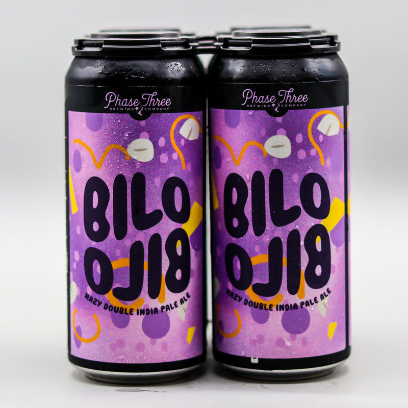 Phase Three Bilo Bilo Hazy DIPA 16 FL. OZ. 4PK Cans