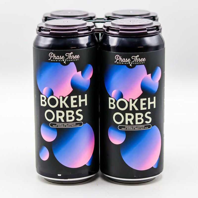 Phase Three Bokeh Orbs Hazy DIPA 16 FL. OZ. 4PK Cans