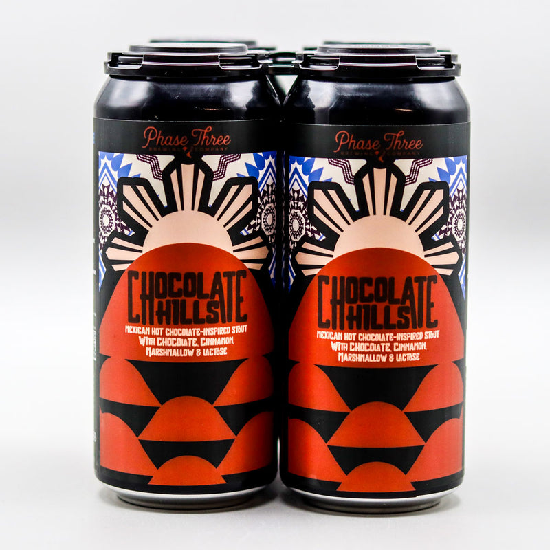 Phase Three Chocolate Hills Mexican Hot Chocolate Inspired Stout 16 FL. OZ. 4PK Cans