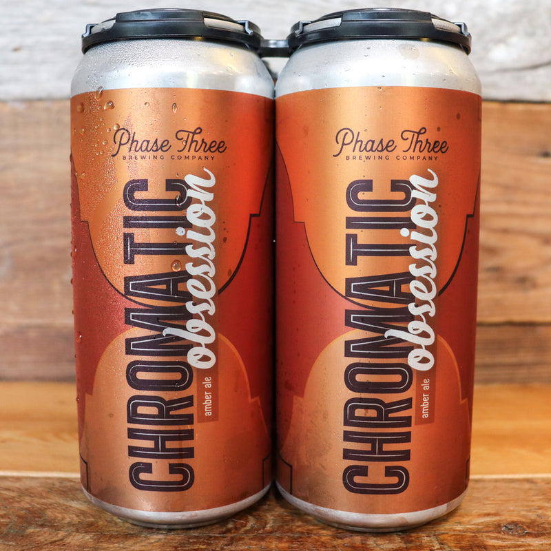 Phase Three Chromatic Obsession Amber Ale 16 FL. OZ. 4PK Cans