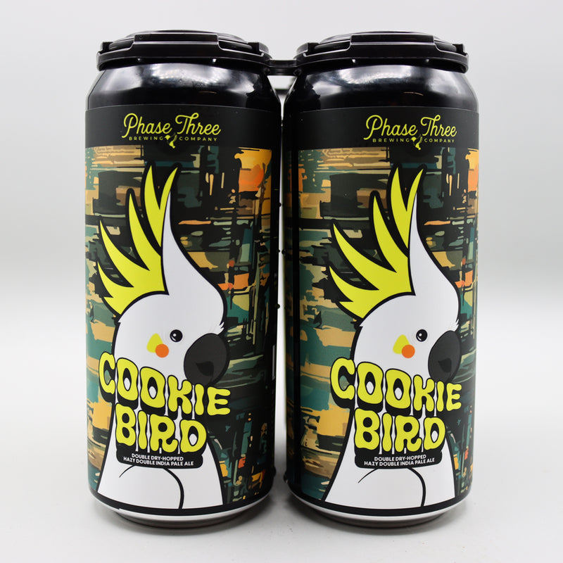 Phase Three Cookie Bird DDH Hazy DIPA 16 FL. OZ. 4PK Cans