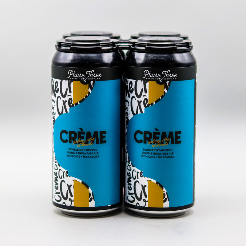 Phase Three Creme DDH DIPA w/Oats & Milk Sugar 16 FL. OZ. 4PK Cans