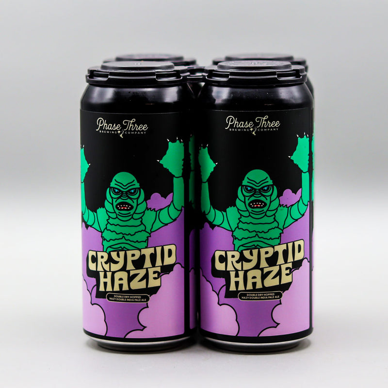 Phase Three Cryptid Haze DIPA 16 FL. OZ. 4PK Cans