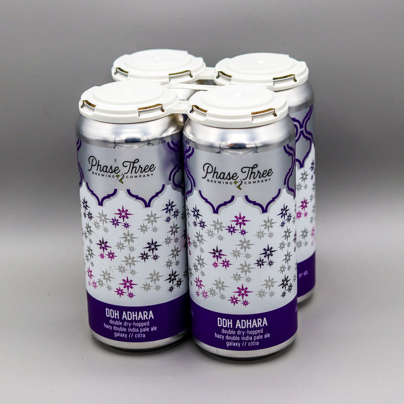 Phase Three Adhara DDH DIPA 16 FL. OZ. 4PK Cans