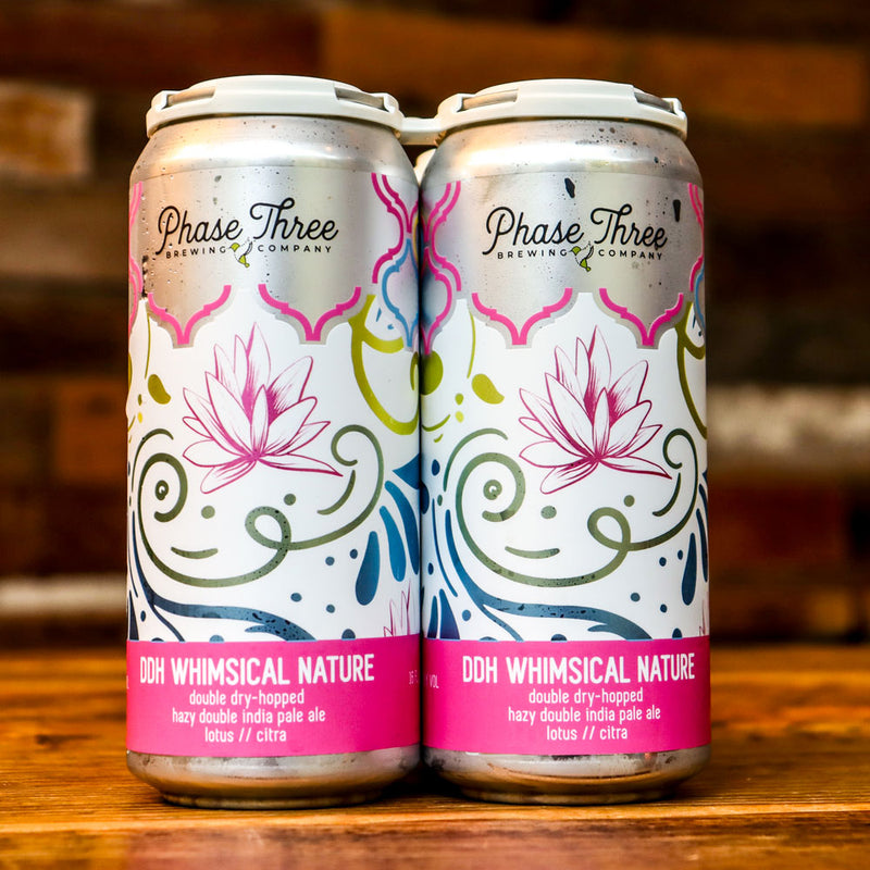 Phase Three DDH Whimsical Nature Hazy DIPA 16 FL. OZ. 4PK Cans