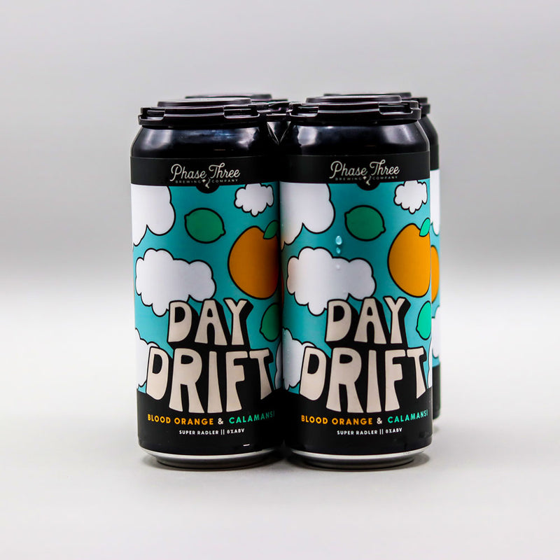Phase Three Day Drift Blood Orange & Calamansi Super Radler 16 FL. OZ. 4PK Cans