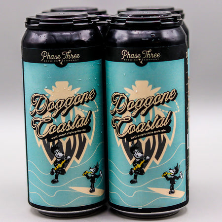 Phase Three Doggone Coastal West Coast Style Pale Ale 16 FL. OZ. 4PK Cans