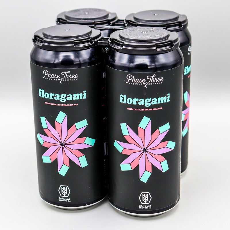 Phase Three Barclay Floragami West Coast DIPA 16 FL, OZ. 4PK Cans