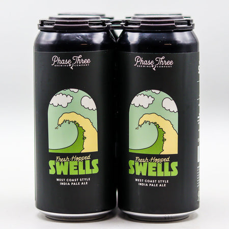 Phase Three Fresh Hopped Swells West Coast IPA 16 FL. OZ. 4PK Cans