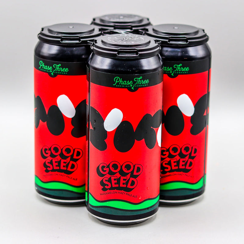Phase Three Good Seed Watermelon Hazy Pale Ale 16 FL. OZ. 4PK Cans