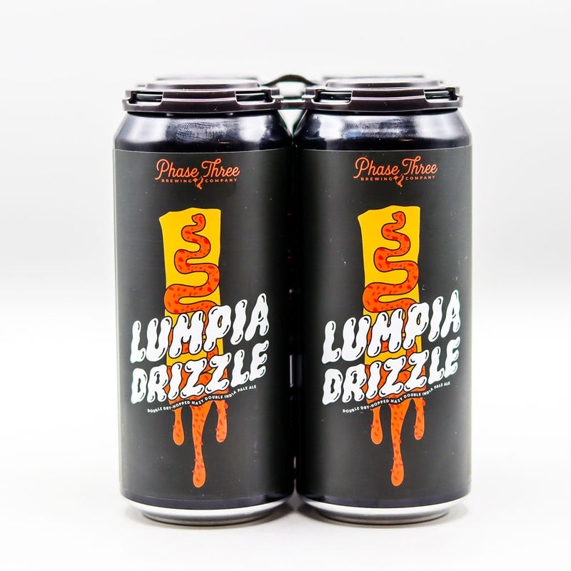 Phase Three Lumpia Drizzle DDH Hazy DIPA 16 FL. OZ. 4PK Cans