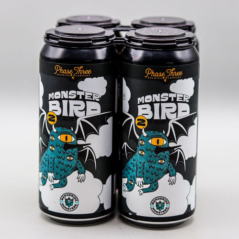 Phase Three Monster Bird Hazy DIPA 16 FL. OZ. 4PK Cans
