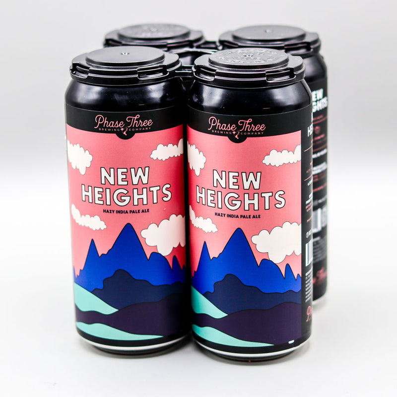 Phase Three New Heights Hazy IPA 16 FL. OZ. 4PK Cans