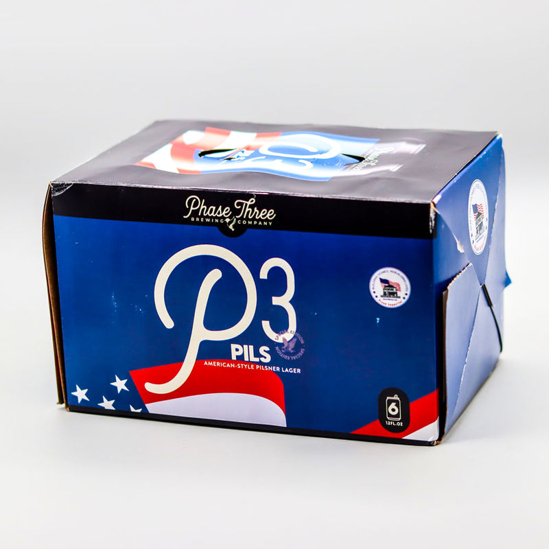 Phase Three P3 Pils American-Style Pilsner 12 FL. OZ. 6PK Cans