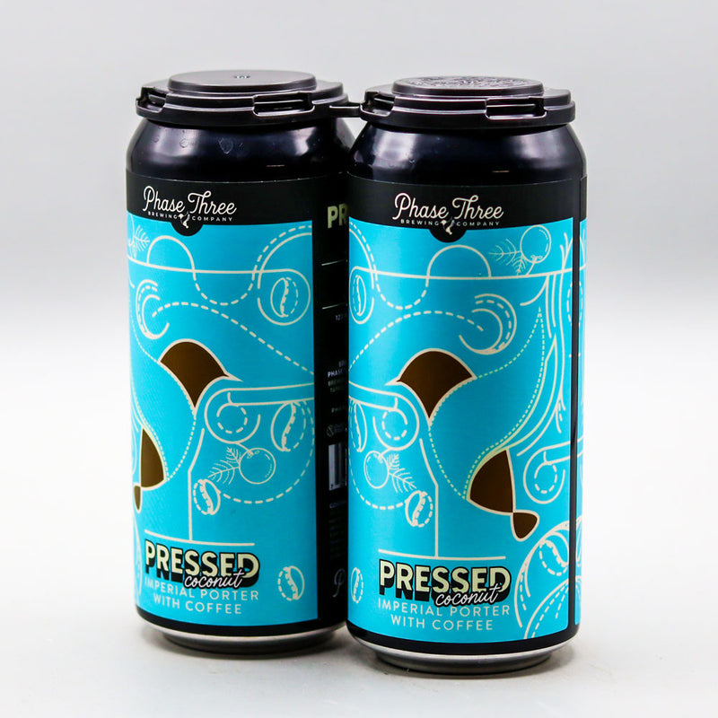 Phase Three Pressed Coconut Imperial Coffee Porter 16 FL. OZ. 2PK Cans
