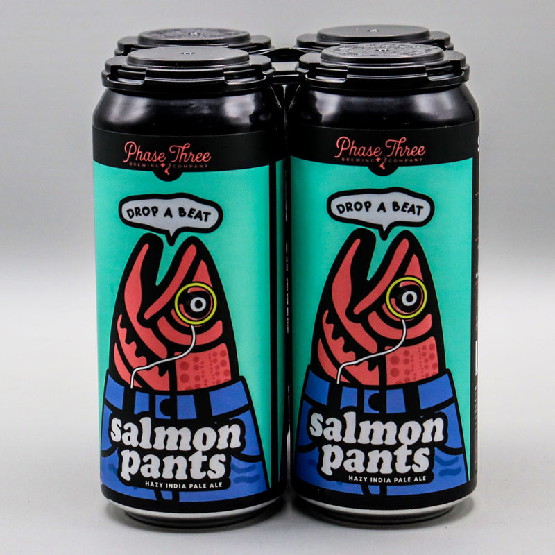 Phase Three Salmon Pants Hazy IPA 16 FL. OZ. 4PK Cans