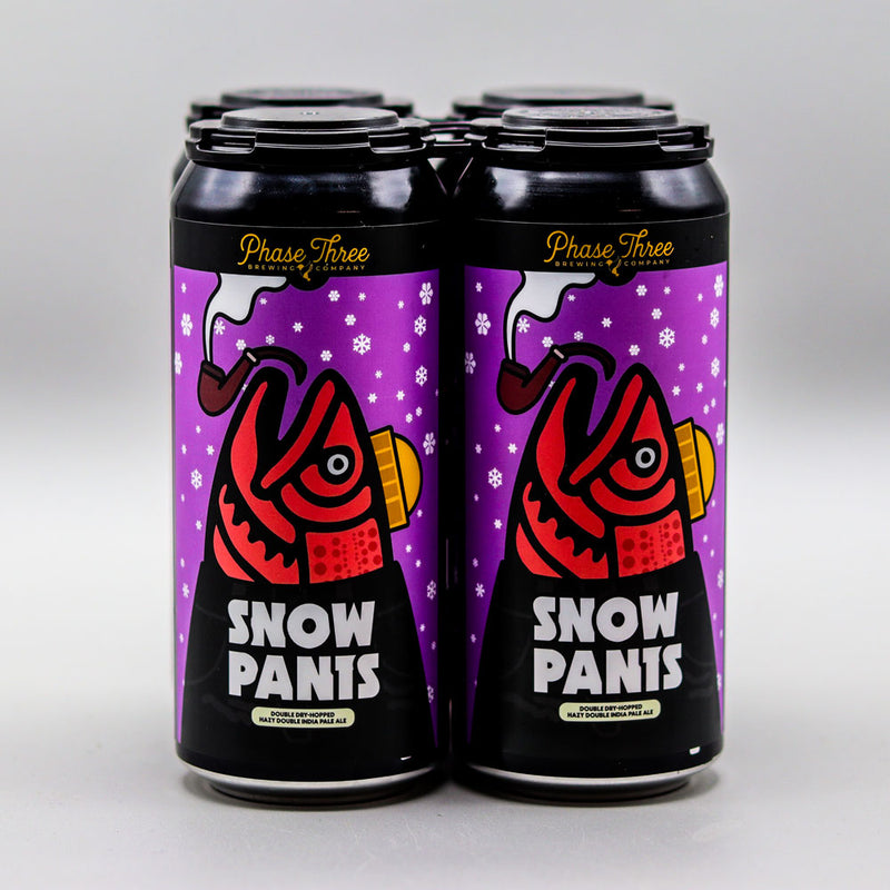 Phase Three Snow Pants DDH Hazy DIPA 16 FL. OZ. 4PK Cans