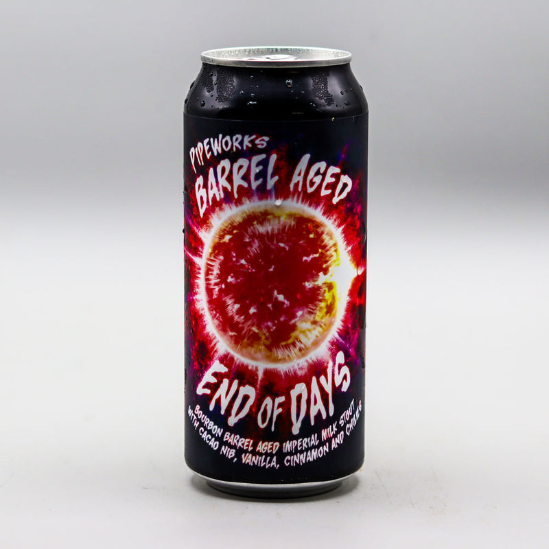 Pipeworks End of Days 2025 BBA Imperial Milk Stout 16 FL. OZ. Can
