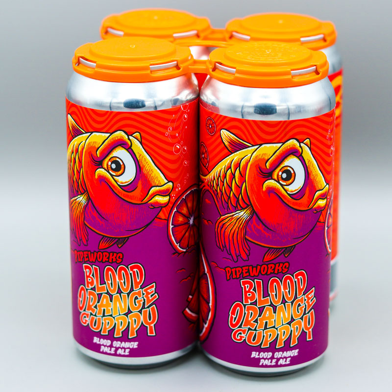 Pipeworks Blood Orange Guppy Blood Orange Pale Ale 16 FL. OZ. 4PK Cans