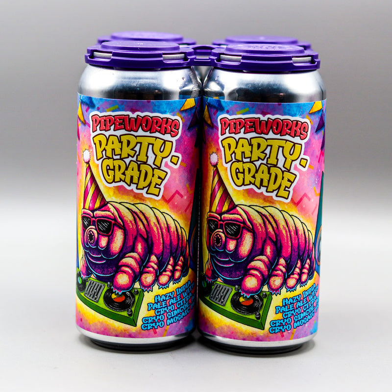 Pipeworks Party Grade Hazy IPA 16 FL. OZ. 4PK Cans