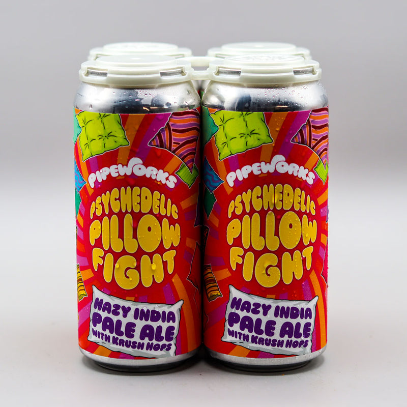 Pipeworks Psychedelic Pillow Fight Hazy IPA 16 FL. OZ. 4PK Cans