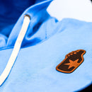 Bitter Pops Unisex Hoodie Power Blue w/Growler Patch