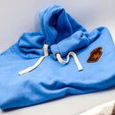 Bitter Pops Unisex Hoodie Power Blue w/Growler Patch