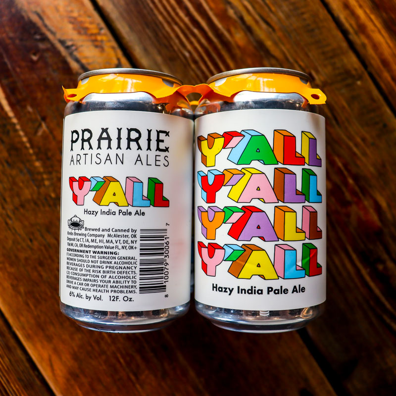 Prairie Y'all Hazy IPA 12 FL. OZ. 4PK Cans