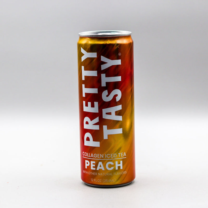 Pretty Tasty Peach Collagen Iced Tea 12 FL. OZ Can