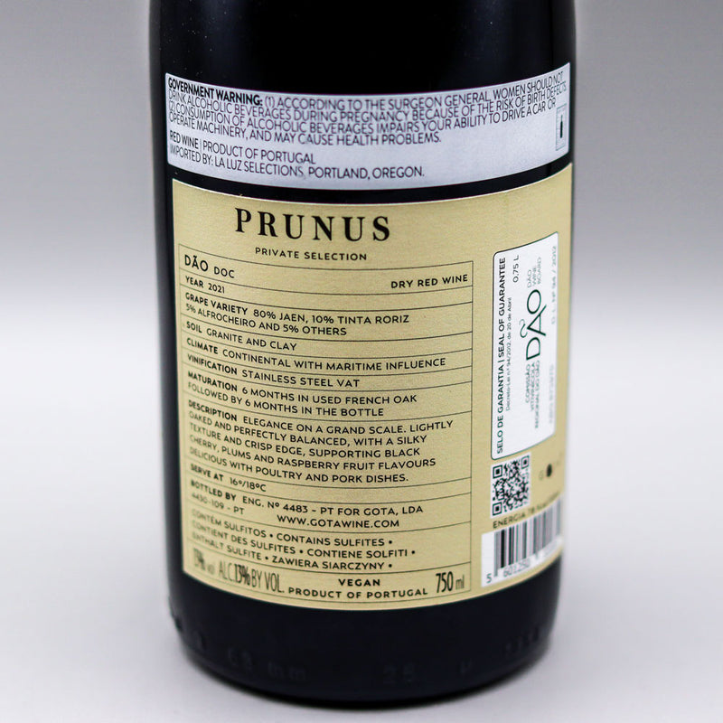 Gota Prunus Dry Red Blend Portugal 750ml