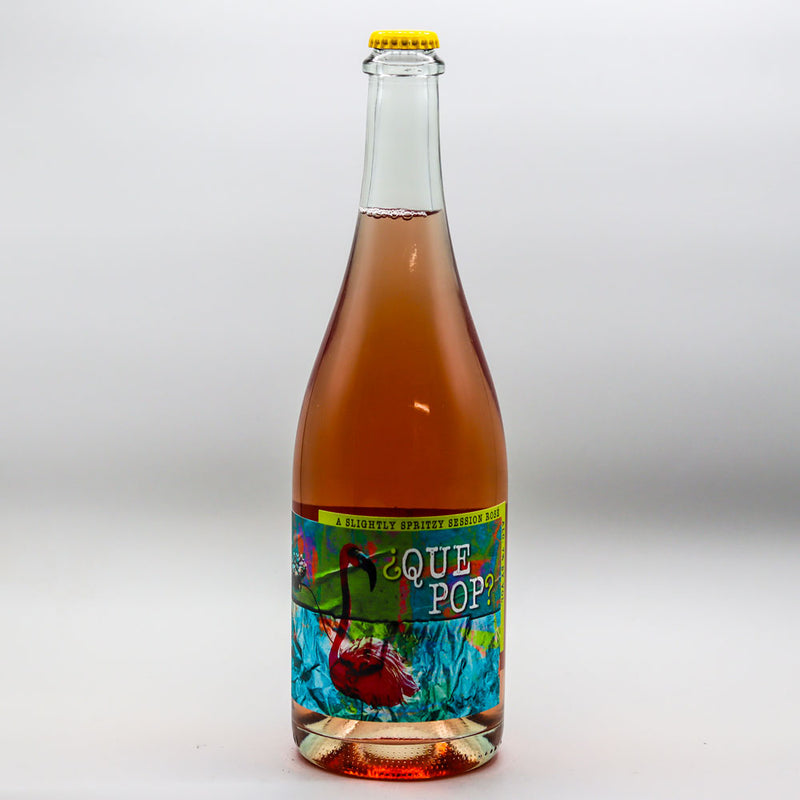 Que Pop Slightly Spritzy Session Rose Sonoma Coast California 750ml
