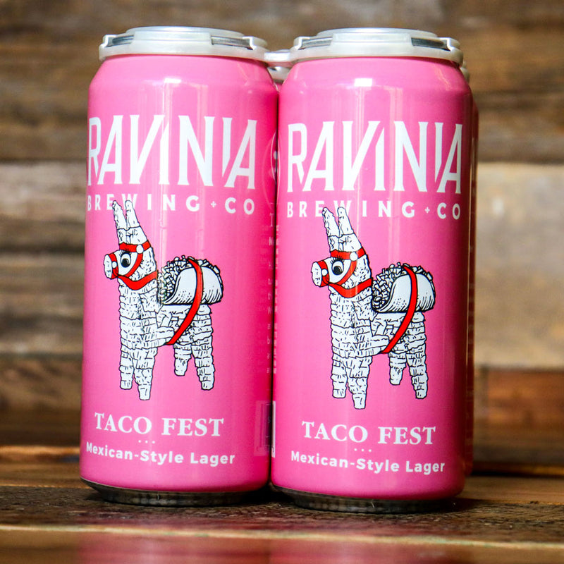Ravinia Taco Fest Mexican Style Lager 16 FL. OZ. 4PK Cans