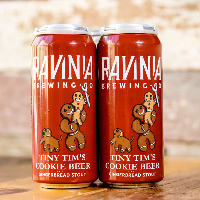 Ravinia Tiny Tims Gingerbread Stout 16 FL. OZ. 4PK Cans