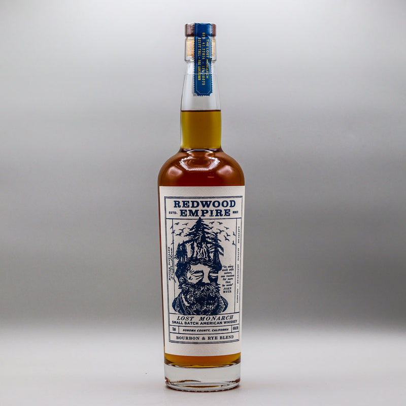 Redwood Empire Lost Monarch BouRye Whiskey 750ml.