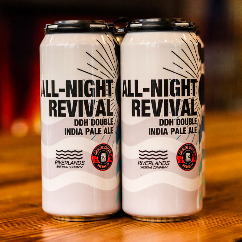 Riverlands Toppling Goliath All-Night Revival DDH DIPA 16 FL. OZ. 4PK Cans